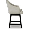 image:imageSignature Design by Ashley Swivel Counter Height Bar Stools Set of 2Beige