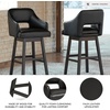 image:imageSignature Design by Ashley Swivel Counter Height Bar Stools Set of 2Black