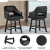 image:imageSignature Design by Ashley Swivel Counter Height Bar Stools Set of 2Black