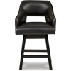 image:imageSignature Design by Ashley Swivel Counter Height Bar Stools Set of 2Black