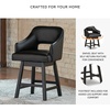 image:imageSignature Design by Ashley Swivel Counter Height Bar Stools Set of 2Black