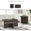 image:imageSignature Design by Ashley Zendex Contemporary Table Set with Pedestal Base Set of 2 Dark Brown
