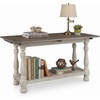 image:imageSignature Design by Ashley 1Piece Farmhouse Sofa Table Flip TopGrayWhite