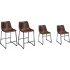 image:imageSignature Design by Ashley Centiar 24 Counter Height Modern Bucket Barstool Set of 2 Brown amp Mid Century Centiar Dining Bucket Chair Set of 2 Black and Brown
