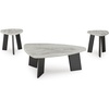 image:imageSignature Design by Ashley Lilyberg 3 Piece Coffee Table Set Black Legs