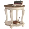 image:imageSignature Design by Ashley Realyn Round End Table French Country WhiteWhitewash
