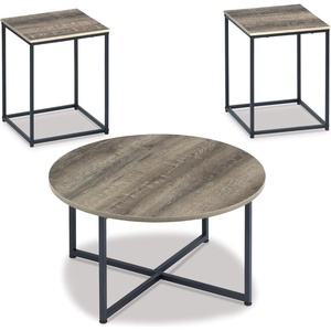 image:imageSignature Design by Ashley 3Piece Living Room Coffee and End Table SetTwotone