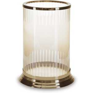 image:imageSignature Design by Ashley Aavinson Traditional 1188 Glass Candle Holder Metallic amp Clear8W x 8D x 12H