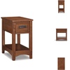 image:imageSignature Design by Ashley 1Piece Chairside End Table WhiteGrayBrown