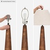 image:imageSignature Design by Ashley 1Piece Contemporary Wood Floor Lamp