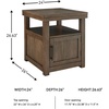image:imageSignature Design by Ashley 1Piece Rustic End Table Living Room