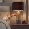 image:imageSignature Design by Ashley 25 in Ceramic Table Lamp Set of 2 TaupeGold