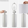 image:imageSignature Design by Ashley 25 in Ceramic Table Lamp Set of 2 TaupeWhite