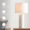 image:imageSignature Design by Ashley 25 in Ceramic Table Lamp Set of 2 TaupeWhite