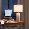 image:imageSignature Design by Ashley 25 in Ceramic Table Lamp Set of 2 TaupeWhite