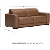 image:imageSignature Design by Ashley 6Piece Leather Power Reclining Sectional Sofa2Piece Loveseat