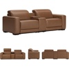 image:imageSignature Design by Ashley 6Piece Leather Power Reclining Sectional Sofa2Piece Loveseat with Console