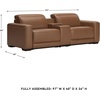 image:imageSignature Design by Ashley 6Piece Leather Power Reclining Sectional Sofa2Piece Loveseat with Console