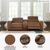 image:imageSignature Design by Ashley 6Piece Leather Power Reclining Sectional Sofa2Piece Loveseat with Console