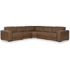 image:imageSignature Design by Ashley 6Piece Leather Power Reclining Sectional Sofa5Piece Sectional