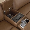 image:imageSignature Design by Ashley 6Piece Leather Power Reclining Sectional Sofa5Piece Sectional with Console  Right