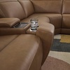 image:imageSignature Design by Ashley 6Piece Leather Power Reclining Sectional Sofa6Piece Sectional with Console