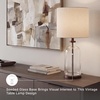 image:imageSignature Design by Ashley Bandile Seeded Glass Bedside Table Lamp BronzeBronze