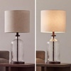 image:imageSignature Design by Ashley Bandile Seeded Glass Bedside Table Lamp BronzeBronze