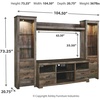 image:imageSignature Design by Ashley Bellaby 63 in TV Stand WhitewashBrown