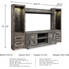image:imageSignature Design by Ashley Bellaby 63 in TV Stand WhitewashGrey