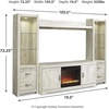 image:imageSignature Design by Ashley Bellaby 63 in TV Stand WhitewashWhitewash