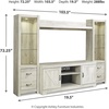 image:imageSignature Design by Ashley Bellaby 63 in TV Stand WhitewashWhitewash