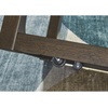 image:imageSignature Design by Ashley Breckington Contemporary Coffee Table with Lower Shelf and Casters Dark Brown