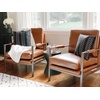 image:imageSignature Design by Ashley Brown Faux Leather Living Room Accent ChairPeacemaker Brown