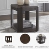 image:imageSignature Design by Ashley Carlibrie Rectangular End Table Warm Brown