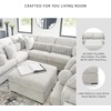 image:imageSignature Design by Ashley Cuddlesome 3Piece Modular Sectional White10Piece Sectional