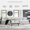 image:imageSignature Design by Ashley Cuddlesome 3Piece Modular Sectional White2Piece Sectional