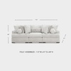 image:imageSignature Design by Ashley Cuddlesome 3Piece Modular Sectional White3Piece Sectional
