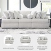 image:imageSignature Design by Ashley Cuddlesome 3Piece Modular Sectional White3Piece Sectional