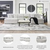 image:imageSignature Design by Ashley Cuddlesome 3Piece Modular Sectional White4Piece Sectional with Chaise