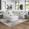image:imageSignature Design by Ashley Cuddlesome 3Piece Modular Sectional White5Piece Sectional
