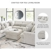 image:imageSignature Design by Ashley Cuddlesome 3Piece Modular Sectional White8Piece Sectional