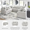 image:imageSignature Design by Ashley Cuddlesome 3Piece Modular Sectional White8Piece Sectional