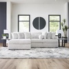 image:imageSignature Design by Ashley Cuddlesome 3Piece Modular Sectional WhiteLeft Hand 3Piece Sectional with Chaise