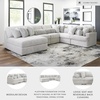 image:imageSignature Design by Ashley Cuddlesome 3Piece Modular Sectional WhiteLeft Hand 6Piece Sectional with Chaise
