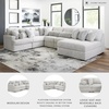 image:imageSignature Design by Ashley Cuddlesome 3Piece Modular Sectional WhiteRight Hand 6Piece Sectional with Chaise