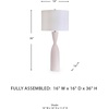 image:imageSignature Design by Ashley Davinford Table Lamp 36 Inch Modern White