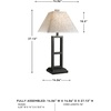 image:imageSignature Design by Ashley Deidra Metal Table Lamp Set of 2 BlackBlack