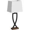 image:imageSignature Design by Ashley Deidra Metal Table Lamp Set of 2 BlackBlackBrown