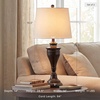 image:imageSignature Design by Ashley Deidra Metal Table Lamp Set of 2 BlackWhite